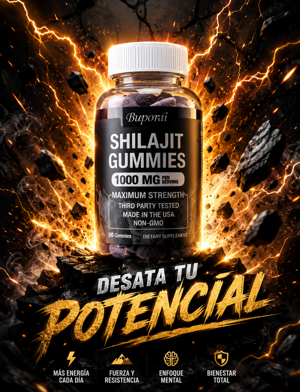 Shilajit Gummibärchen